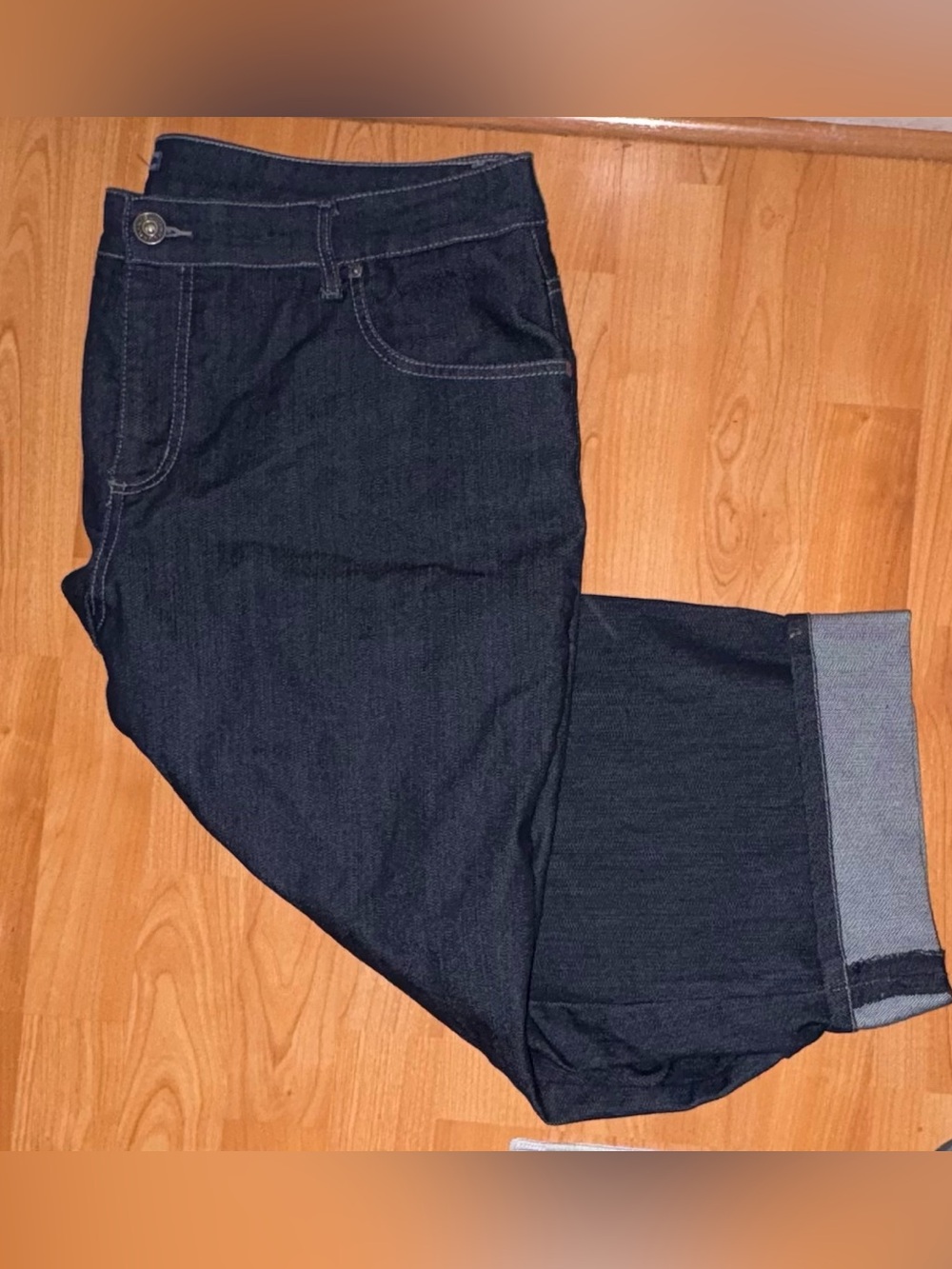 Bandolino Dark Indigo Capri Jeans